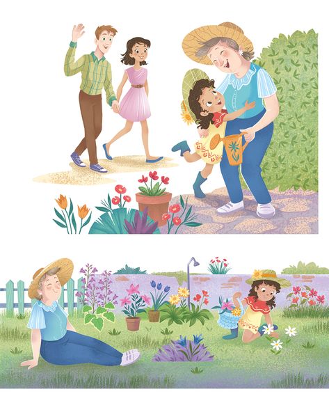 Storybook Art Illustrations, Book Story, Garden Illustration, Cartoon Books, Picture Books Illustration, Childrens Books Illustrations, Book Illustration Art, Book People, Magazines For Kids