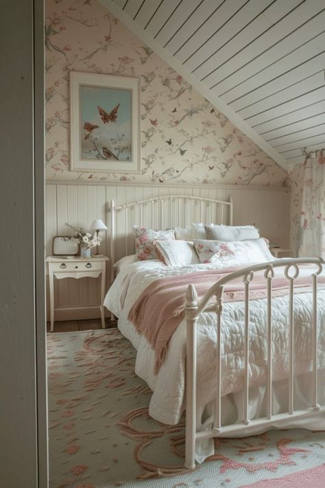 Girly Interior, French Cottagecore, Room Decor Styles, Themed Wallpapers, Girls Rooms, Cottage Charm, Natural Element, Cottagecore Style, Designer Top