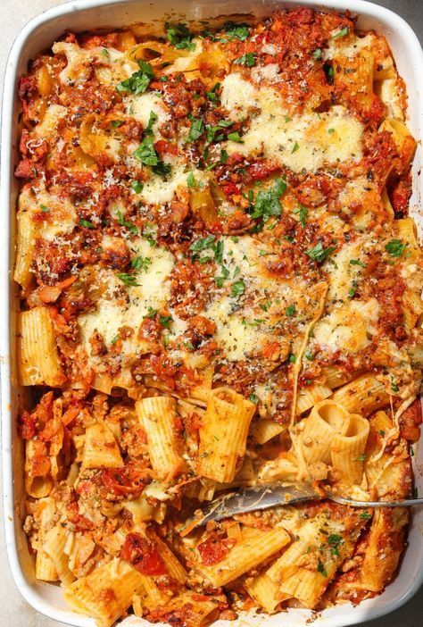 Ground Lamb Casserole Recipes, Lamb Ground Recipes, Masterchef Recipes Main Dishes, Ground Lamb Pasta, Lamb Rigatoni, Ground Lamb Pasta Recipes, Lamb Pasta Recipes, Recipes With Ground Lamb, Lamb Lasagna Recipe