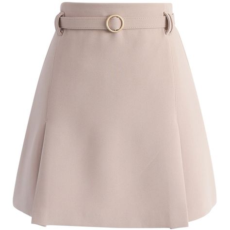 Chicwish An Eye for Faddish Bud Skirt in Nude (750 MXN) ❤ liked on Polyvore featuring skirts, bottoms, pink, chicwish skirt, brown skirt and pink skirt Belted High Waist Beige Skirt, Luxury Summer Beige Pleated Skirt, Elegant Beige Belted Skirt, Luxury Feminine Beige Skirt, Luxury Fitted Beige Skirt, Pretty Dresses For Teens, Nude Skirt, Chicwish Skirt, Trendy Cocktail Dresses