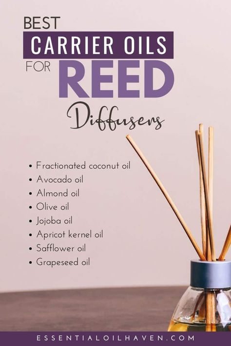 In this tutorial, learn how to make a DIY reed diffuser for essential oils. I\'ll show you which carrier oils are best to use, and share a few tips and tricks to make this as easy as possible. #reeddiffuserdiy #diy #essentialoilhaven Reed Diffuser Recipe, Reed Diffuser Diy, Diy Reed Diffuser, Homemade Diffuser, معطر جو, Homemade Reed Diffuser, Diy Essential Oil Diffuser, Diffuser Diy, Essential Oil Reed Diffuser