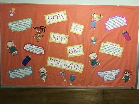 Rugrats Bulletin Board, Rugrats Classroom Theme, Residence Life Bulletin Boards, Hall Themes, Ra Decorations, Ra Door Decs, Ra Themes, Bulletin Boards Theme, Door Decks