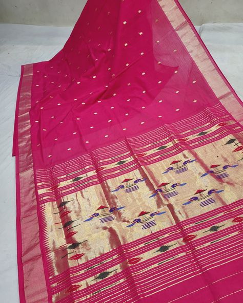 Pure cotton double pallu paithani For order contact 9823074727(WhatsApp) . . . ( pure cotton double pallu paithani saree, pure cotton paithani, pure cotton saree, handloom paithani, handloom weaving saree, yeola paithani ) . . . #purecotton #pure #paithanisaree #yeolapaithani Yeola Paithani, Paithani Saree, Handloom Weaving, Saree Handloom, Cotton Saree, Pure Cotton, Weaving, Saree, Pure Products