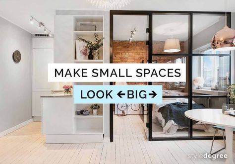 7 Ways To Make Your Singapore HDB & Condo Home Look Bigger - Style Degree Scandanavian Interiors, Condo Interior Design Small, Scandi Interior Design, Bigger Eyes, Interior Design Scandinavian, Condo Interior Design, Condo Living Room, Small Condo, Small Apartment Interior