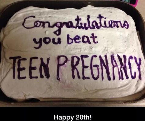 Happy 20th birthday Pregnant Cake, Funny Happy Birthday Pictures, Ugly Cakes, Birthday Present For Boyfriend, 20 Birthday Cake, Happy 20th Birthday, Birthday Wishes For Boyfriend, Teen Pregnancy, Funny Birthday Cakes