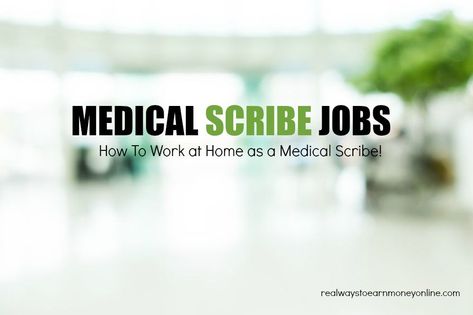 Medical Scribe Jobs (Work at Home) - What To Know Medical Scribe Aesthetic, Medical Scribe, Medical Transcription, Job Page, Work For Hire, Medical Jobs, Medical Terminology, Health Careers, Ways To Make Money Online