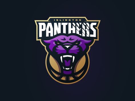 Panthers logo dribbble Panther Sports Logo, Panthers Logo Design, Pantera Logo, Athletic Branding, Panthers Logo, Mascot Logos, Alley Oop, Power Logo, Sports Badge