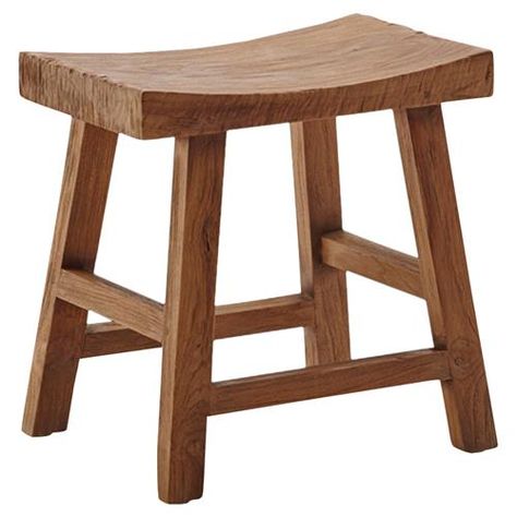 Constructed from reclaimed Teak from old houses and fisher boats and will appear with reparations and fillings Teak Wood Side Table, Sika Design, Accent Stool, Casual Seating, Wooden Stool, Dining Stools, Ottoman Stool, Objet Design, Rustic Lodge