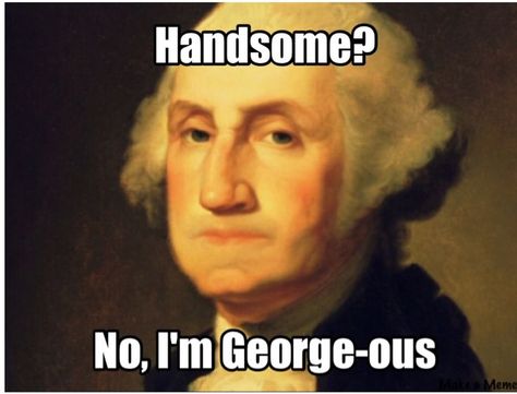 George Washington Funny, History Puns, George Washington Quotes, Classroom Memes, Historical Humor, Studying Memes, Classical Art Memes, History Jokes, History Classroom