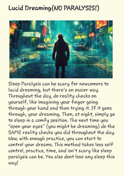 How to Lucid dream without Sleep Paralysis! Lucid Dreaming Tips, Control Your Dreams, Lucid Dream, Dream Symbols, Astral Projection, Lucid Dreaming, Happy Mom, Reality Check, Subconscious Mind