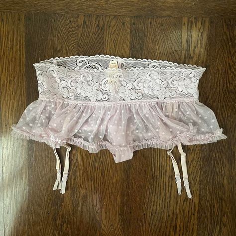 Coquette 2000s, 2000s Baby, Belt Skirt, Baby Light, Skirt Belt, Pink Lace, Vintage Tags, Victoria’s Secret, Light Pink