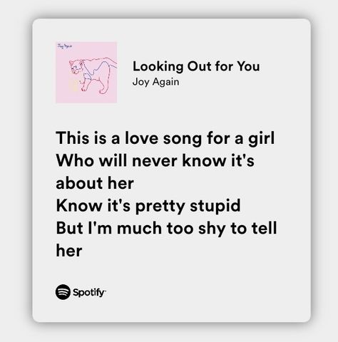 Looking Out For You Joy Again Spotify, Looking Out For You Joy Again, Music Homescreen, Shuffle Ideas, Crush Lyrics, Current Joys, Shaak Ti, Joy Again, Song Recs