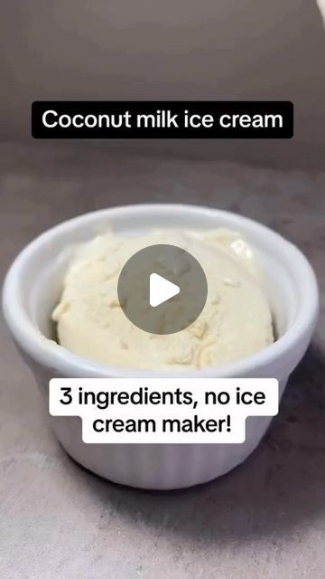 Vegan Bowl Recipes, Bowls Recipes, Clean Sweets, Coconut Milk Ice Cream, Gluten Free Ice Cream, Coconut Ice, Milk Ice Cream, Keto Ice Cream, Coconut Ice Cream