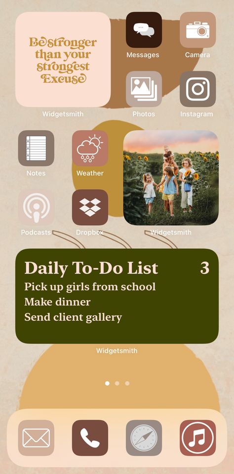 Home Screen Layout Iphone Tutorial, School Home Screen Ideas, Organized Iphone Home Screen Ideas, To Do List Widget Iphone, Productive Home Screen Iphone, Ways To Organize Home Screen Iphone, How To Set Up Iphone Home Screen, How To Organize Your Phone Home Screen, Customizing Iphone Home Screen