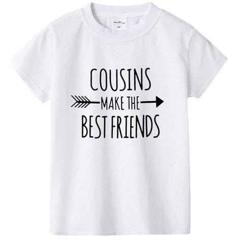 Cousins Make The Best Friends Kids T-shirt Family Party Kids Matching Outfit Tshirt Boy Girl T Shirt Family Event Ideas, Great Relationship, Friends Tshirt, Family Event, Kids Fashion Boy, Family Events, Top Funny, Family Parties, Girl T Shirt