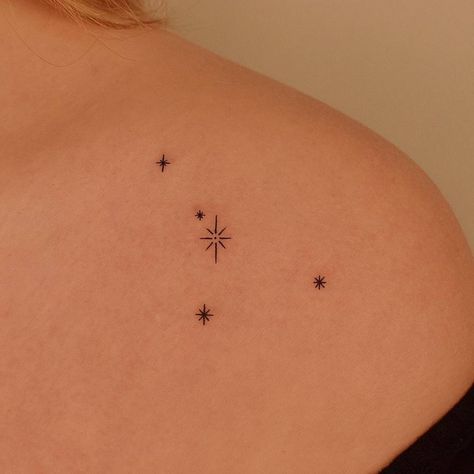 Cancerian Tattoo Constellation, Capricorn Constellation Tattoo Small, Cancerian Astrology Tattoo For Women, Cancerian Tiny Tattoo, July Constellation Tattoo, Constellation Shoulder Tattoo, Minimalist Constellation Tattoo, Cancerian Tattoo For Women Moonchild, Cancerian Star Sign Tattoo