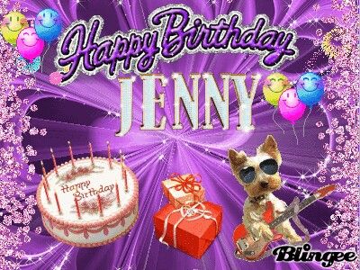 Happy Birthday, Jenny! (IPK007): TY-Pg.16. | 3868022 | Iss Pyaar ... Happy Birthday Jenny, Hello Saturday, Birthday Wishes Greetings, Birthday Name, Happy Birthday Greetings, Happy Birthday Images, Forever Family, Birthday Images, Preschool Learning