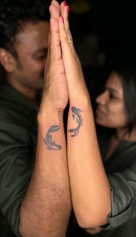 are a beautiful way to show your love and commitment to each other. #coupletattoos #love #relationship #tattoo Cute Minimal Couple Tattoo, Boyfriend And Girlfriend Tattoos Matching, Matching Tattoos Boyfriend Girlfriend, Minimal Couple Tattoo, Boyfriend Tattoo Ideas, Tattoo Ideas Unique Meaningful, Relationship Tattoo, Matching Relationship Tattoos, Boyfriend Tattoo