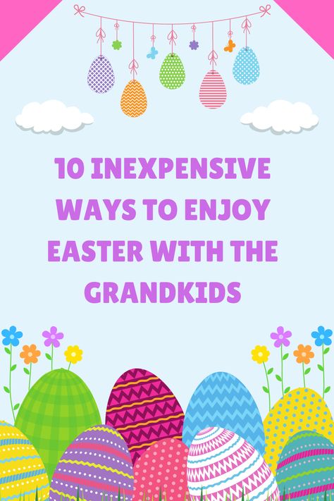 Easter fun for grandkids, easter games, grandparents, gifts for kids, seniors Easter Ideas For Grandkids, Cheap Easter Gifts, Grandparents Gifts, Easter Games For Kids, Easter Specials, Easter Presents, Easter Games, Easter Projects, Easter Activities