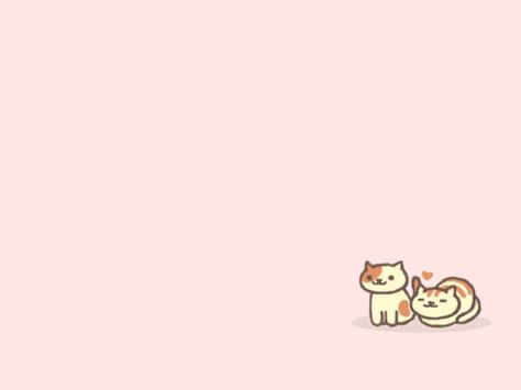 Peach Laptop Wallpaper, Cute Cat Laptop Wallpaper, Neko Atsume Wallpaper, Wallpaper Gatos, Computer Wallpaper Hd, Neko Atsume, Peach Wallpaper, Laptop Wallpapers, Chibi Cat