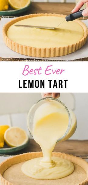 Lemon Tart Recipe, Sweet Tart, Tart Recipe, Lemon Tart, Lemon Desserts, Lemon Recipes, Pie Dessert, Sweet Tarts, Yummy Sweets