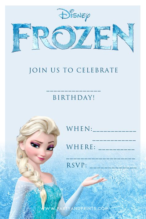 printable frozen birthday invitations | Frozen Party Invitations Printable Free Free Frozen Invitations, Elsa Birthday Invitations, Frozen Party Printables, Frozen Party Invitations, Frozen Birthday Party Invites, Online Birthday Invitations, Frozen Printables, Birthday Party Invitations Free, Frozen Bday Party