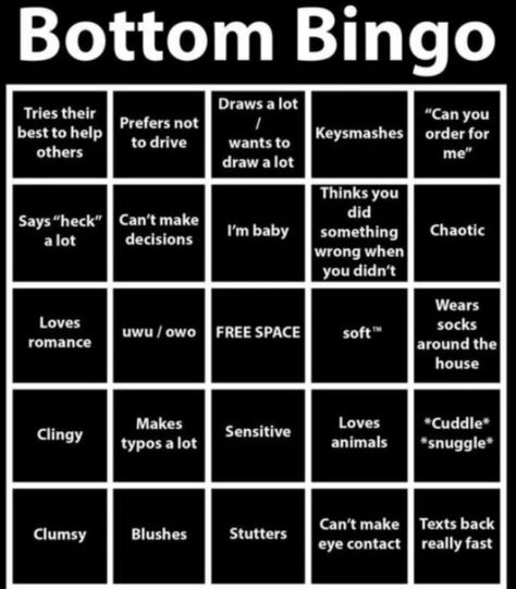 Bottom Bingo, Fill The Jars Template, I Am Sensitive, Free Bingo Cards, About Me Template, Funny Charts, Character Sheet Template, Bingo Sheets, Bingo Template