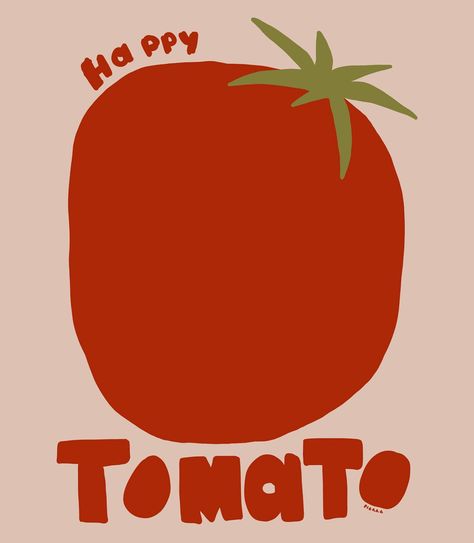 Happy tomato! New print available on my shop 💌🍅 . . . . . . . . #artistoninsta #tomatodrawing #bigtomato #happytomato #digitalart #digitalartist #procreate #procreateart #illustration #tomatoillustration #pierrethomasstudio #smallartist #etsyuk #etsy Tomato Doodle, Tomato Logo, November Decor, Clothing Booth Display, Tomato Illustration, Tomato Drawing, Tomato Design, Tomato Art, Tomato Tomato