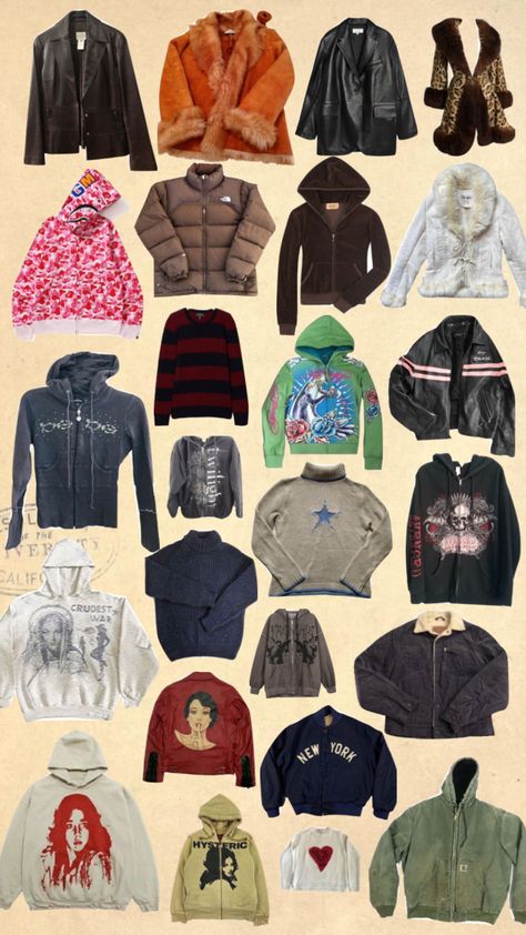 2000s Jacket Outfit, Y2k Coats & Jackets, Y2k Winter Outfits Coats & Jackets, Y2k Winter Outfits, Y2k Outfits Winter, Y2k Coat, Y2k Jumper, Buffy Style, Grunge Jacket