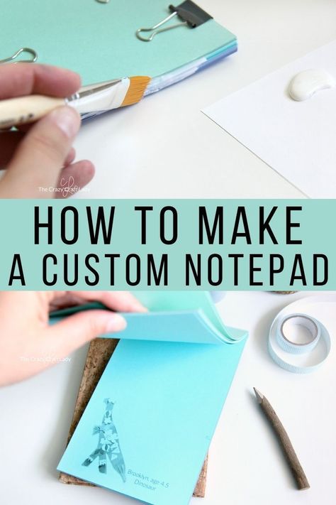 How To Make Notepads Diy, Stationary Kit Diy, Home Made Notebooks, Making Notepads To Sell, Make Your Own Stationary, Stationary Ideas Diy, Diy Stationary Paper, Diy Tear Away Notepad, How To Make Note Pads