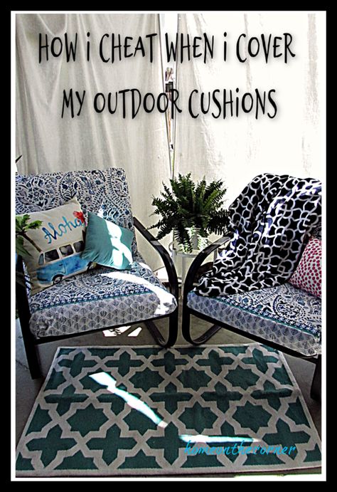 Recover Patio Cushions, Diy Patio Furniture Cushions, Diy Patio Cushions, Outdoor Couch Cushions, Outside Cushions, Patio Cushion Covers, Diy Cushion Covers, Patio Chair Cushions, Outdoor Cushion Covers