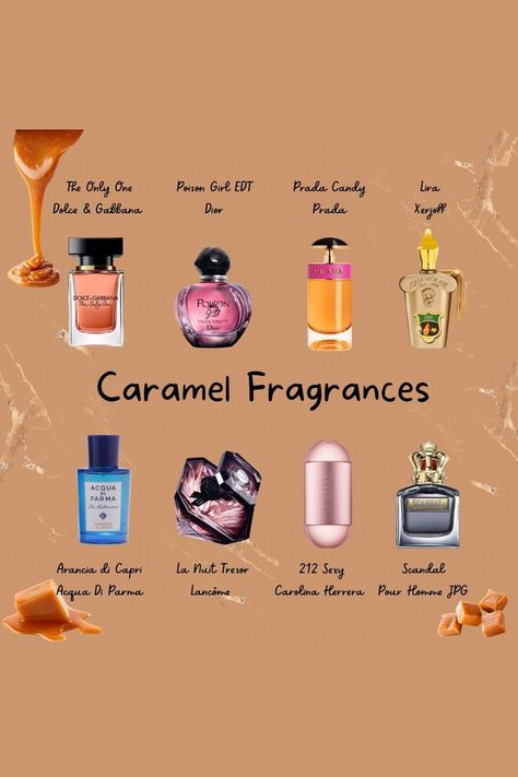 Special Perfume For Women, Caramel Makeup Aesthetic, Long Lasting Sweet Perfume, Caramel Scented Perfume, Carmel Perfumes, Warm And Spicy Perfume, Sweet Scented Perfume, Caramel Perfume For Women, Warm Perfume Scents