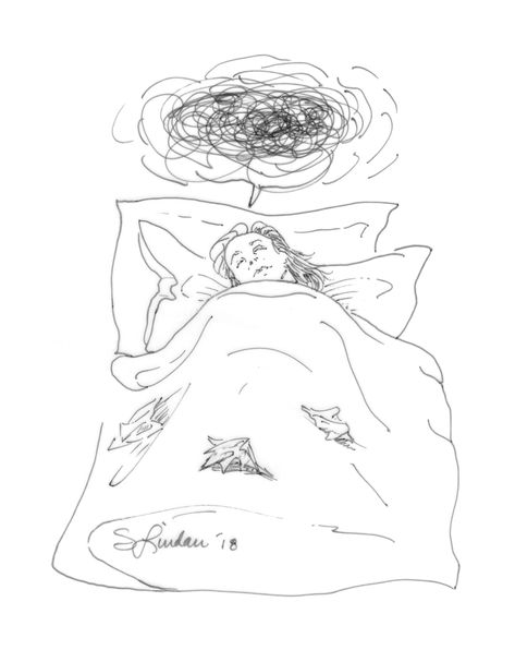 Sickness Drawing, Sick In Bed Illustration, Lying In Bed Drawing, Sick In Bed Aesthetic, Sleep On Bed, Dreaming Drawing, Sleeping Art, Weird Thoughts, Sick Quotes