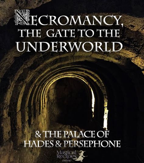 Necromancy: Gate to Underworld - Magical Recipes Online Necromancy Spells, Magical Recipes, Mandrake Root, Hades Persephone, Lunar Witch, Witch Powers, Traditional Witchcraft, Love And Beauty, Wiccan Spell Book