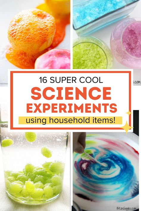 Easy Science experiments for kids Kid Experiments At Home, Experiments To Do At Home, Home Science Experiments, Milk Science Experiment, Elementary Science Experiments, School Science Experiments, Science Experiments Kids Easy, Easy Science Projects, Activities To Do At Home