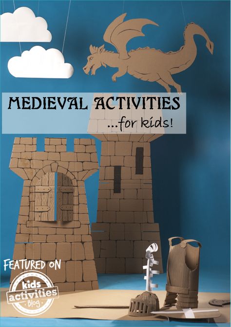 This list of over 27 Medieval Activities for Kids is sure to make your learning adventures fun! Medieval Activities, Braided Hairstyles Kids, Backyard Kids, Braids Kids, Medieval Crafts, Knight Party, Kids Christmas Crafts, Medieval Party, Kids Backyard