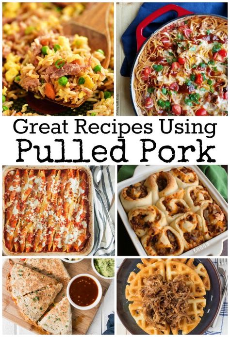 Recipe Using Pulled Pork, Pork Leftovers, Pulled Pork Dinner, Shredded Pork Recipes, Smoked Pork Recipes, Leftover Pork Roast, Pork Crock, Pulled Pork Leftover Recipes, Pulled Pork Enchiladas