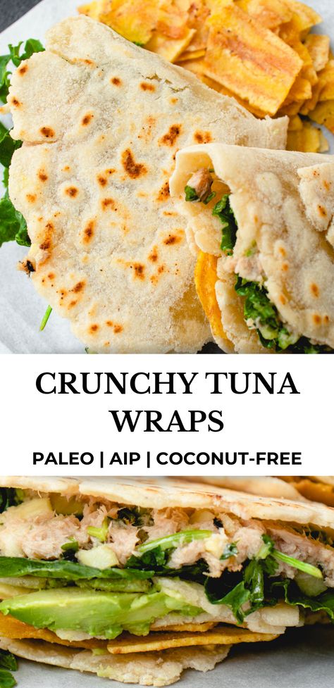 Aip Packed Lunch, Aip Fish And Chips, Tuna Paleo Recipes, Cold Aip Lunch, Aip Guacamole Recipe, Aip Summer Salads, Aip Avocado Recipes, Aip Thai Recipes, Aip Tuna Salad