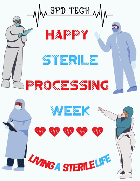 Sterile Processing Week Ideas, Sterile Processing Week, Sterile Processing Tech, Sterile Processing, Surgical Technologist, Nurse Art, Tech Week, Art Download, Fun At Work