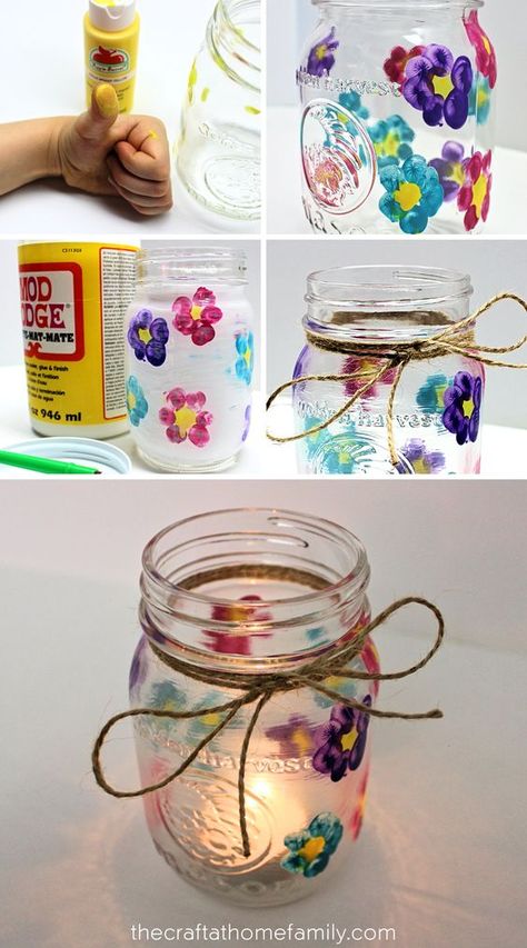 Easy Diy Mothers Day Gifts From Toddler, Mother’s Day Crafts For Grandma From Kids, Diy Mothers Day Gifts From Kids Grandma, Mothers Day Crafts Preschool, Mothersday Gifts Diy, Mason Jar Gifts Diy, Snowflake Wall, Gifts Aesthetic, Easy Mother's Day Crafts