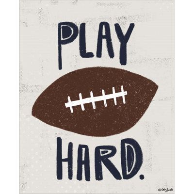 Football by Katie Doucette is a high quality piece of canvas artwork. The finished size of this piece is 16" X 20", and it has a depth 0.75" with black painted sides. There is a UV protective coating over the entire image, and it is ready to hang on your wall with no hardware required. 100% Satisfaction Guaranteed. Football Canvas, Football Art, Sports Prints, Modern Wood, Find Art, Framed Artwork, Canvas Artwork, Canvas Fabric, Gallery Wrap Canvas