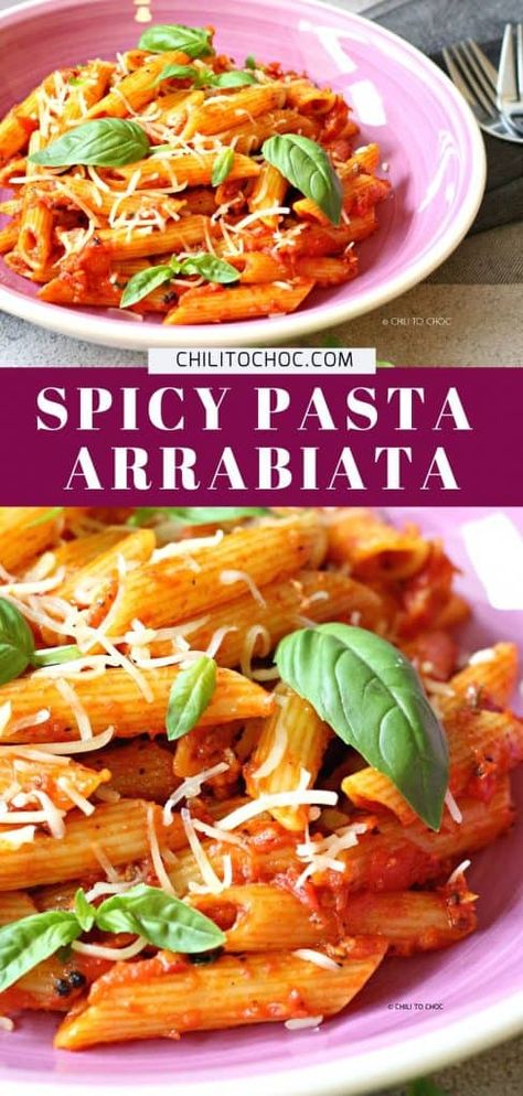 Spicy Tomato Sauce Recipe, Penne Arrabiata Recipe, Spicy Pasta Sauce Recipes, Spicy Penne Pasta, Pasta Arrabiata Recipe, Spicy Tomato Pasta, Spicy Pasta Sauce, Penne Arrabiata, Pasta Arrabiata