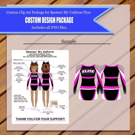 Uniform Template, Competition Bows, Custom Flyers, Team Jackets, Competitive Cheer, Cheer Uniform, Cheer Outfits, Team Bags, Word Searches