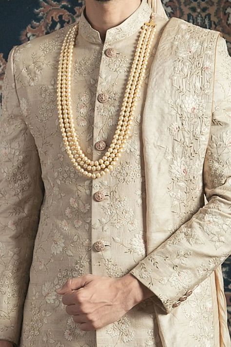 Rachit Khanna, Golden Sherwani, Sherwani For Men Wedding, Wedding Kurta, Wedding Kurta For Men, Embroidered Sherwani, Groom Dress Men, Wedding Outfits For Groom, Indian Groom Wear