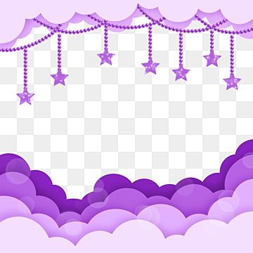 Paper Illustration Design, Purple Cute Background, Purple Frame Border, Hindi Chart, Cute Effect, Cloud Border, Cool Colorful Backgrounds, Winter Clouds, Clouds Cute