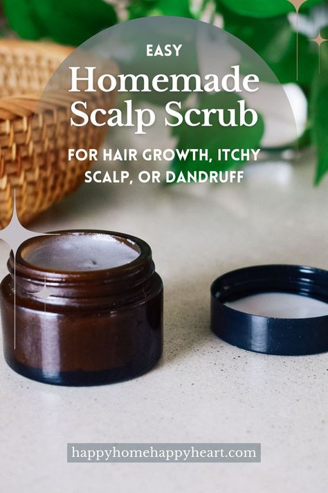 Itchy Dry Scalp Remedy, Scrub For Hair, Diy Scalp Scrub, Itchy Scalp Remedy, Natural Shampoo Diy, Dry Scalp Remedy, Exfoliating Scalp, Scalp Mask, Scalp Hair Growth