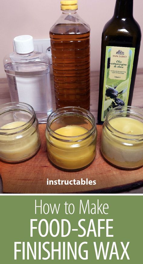 Make 3 different beeswax food-safe finishing waxes with minimal cost and time. Great for polishing furniture, finishing wooden tool handles, protecting steel surfaces from corrosion, and making lip balm. #cleaning #health #homemade #furniture Making Lip Balm, Beeswax Recipes, Beeswax Furniture Polish, Painting Tricks, Furniture Finish, Wood Sealer, Homemade Furniture, Wood Finishing, Furniture Polish