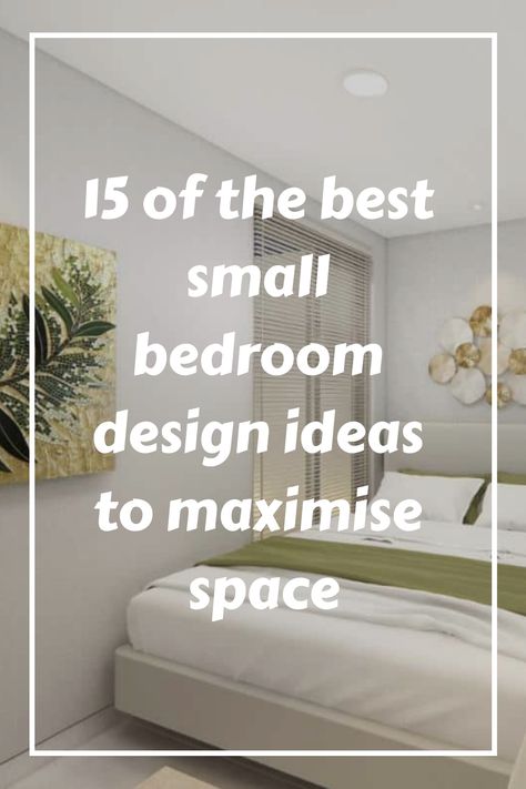 Small bedrooms can be difficult to fill and ensure you are maximising the space here are the best ways to use your small bedroom well Small Bedroom Design Ideas, Beautiful Bed Designs, Simple Bed Designs, Bed Nook, Double Bed Designs, Bedroom Arrangement, Snug Room, Small Bedroom Designs, Simple Bed