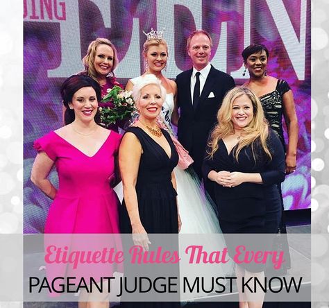 Judging a pageant is no easy task. You are presented with a number of contestants who you see for a total of fewer than 30 minutes each and expected to choose who will be a role model and leader within the surrounding community for the next year. In addition, to best choose that representative, judges have to prepare just as much as contestants. There are just as many nights of researching the community, contestants and the system in which they are judging. Pageant Judge Outfit, Pageant Coaching, Teen Pageant, Etiquette Rules, Pageant Wear, Coaching Tips, Role Model, Beauty Pageant, A Teen