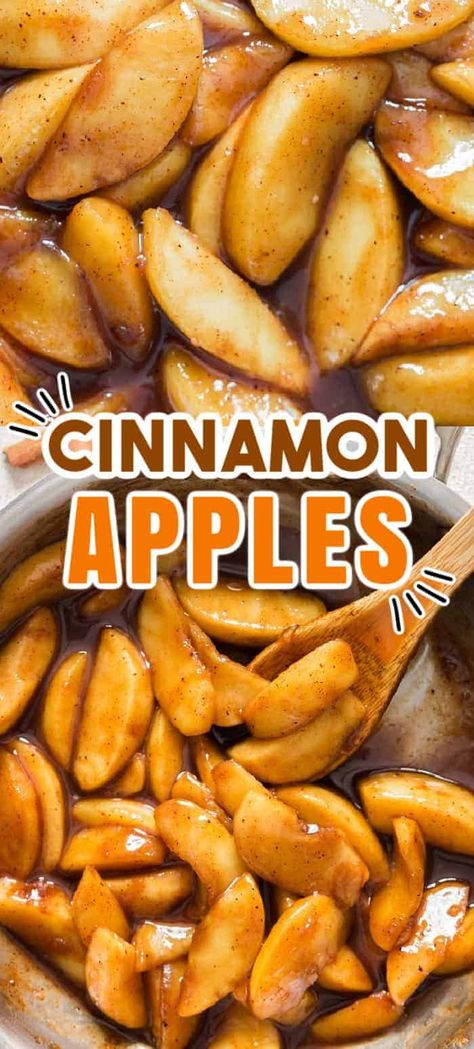 Breakfast Sides Easy, Breakfast Side Dishes, Cinnamon Sauce, Cracker Barrel Fried Apples, Apple Cinnamon Recipes, Copycat Cracker Barrel, Baked Cinnamon Apples, Camping Foods, Healthy Munchies